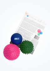 Tendu Massage Ball Set Multi-Colour Front 2 [Multi-Colour]