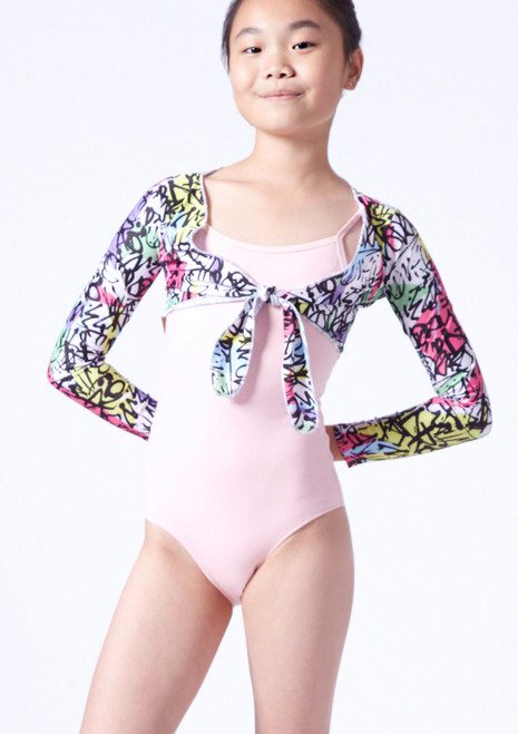 Alegra Girls Patterned Hannah Tie Front Crop Top
