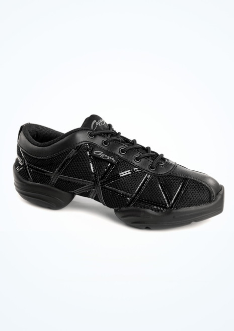 Capezio Web Patent Dance Sneaker Black [Black]