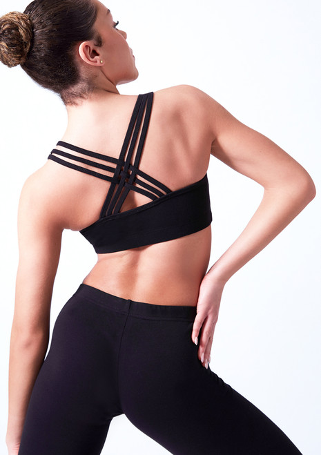 Move Dance Lola Bra Top Black Back [Black]