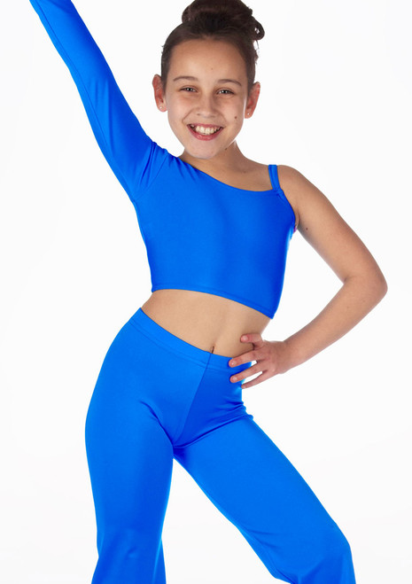 YONGHS Kids Girls Cirss Cross Back Crop Vest Tops Dance Yoga