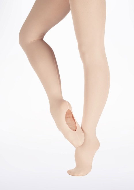 Move Dance Stirrup Dance Tights Tan - Move Dance