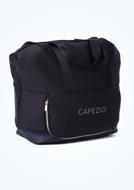 Capezio Signature Tote Dance Bag Black Front-1T [Black]