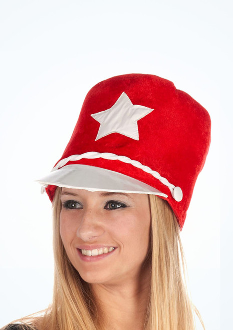 Majorette Hat Red. [Red]