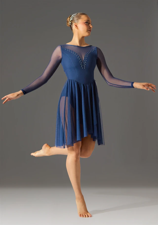 Jolista Stay Close Lyrical Costume Navy Blue Front [Blue]