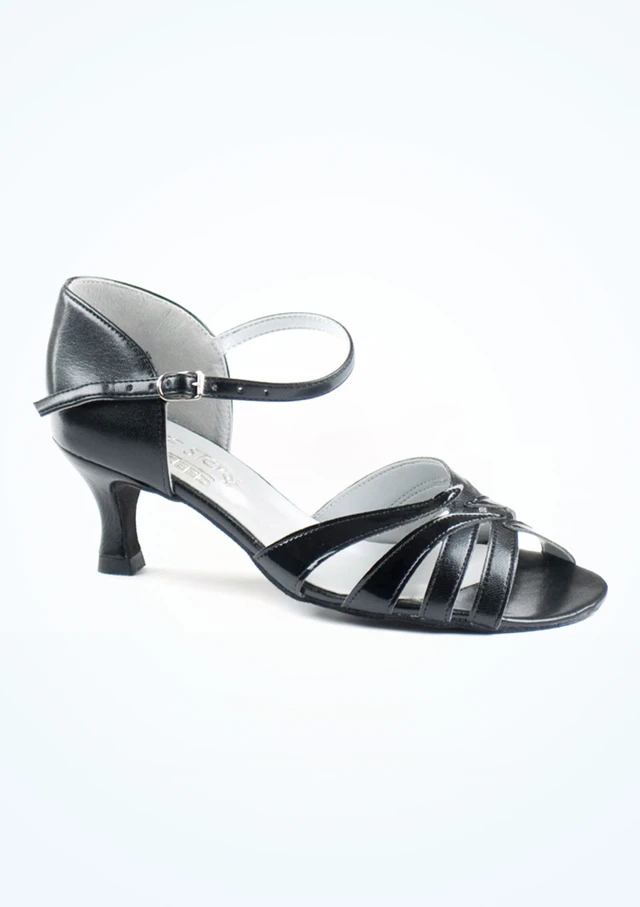 Dancesteps Waltz Dance Shoe 2" - Black Black [Black]