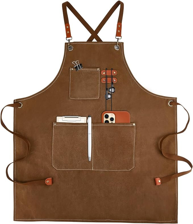 APRONPANDA Canvas Work Apron