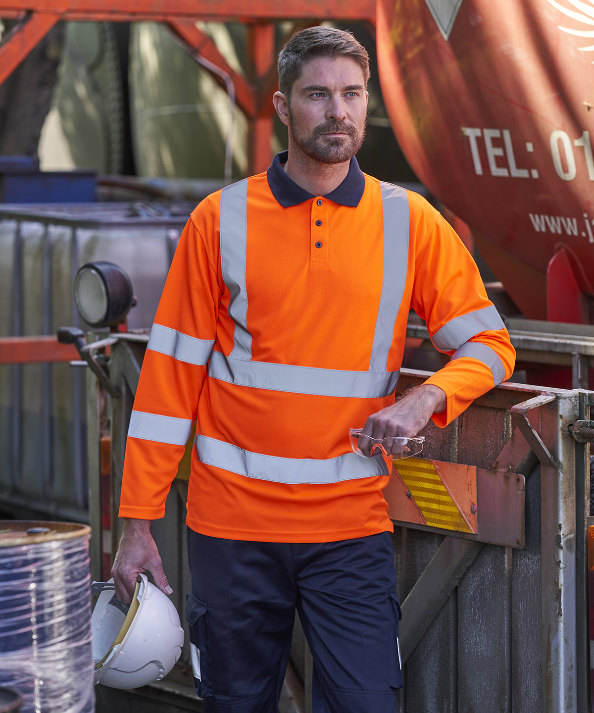 Pro RTX Hi Vis Poloshirt (Long Sleeve)