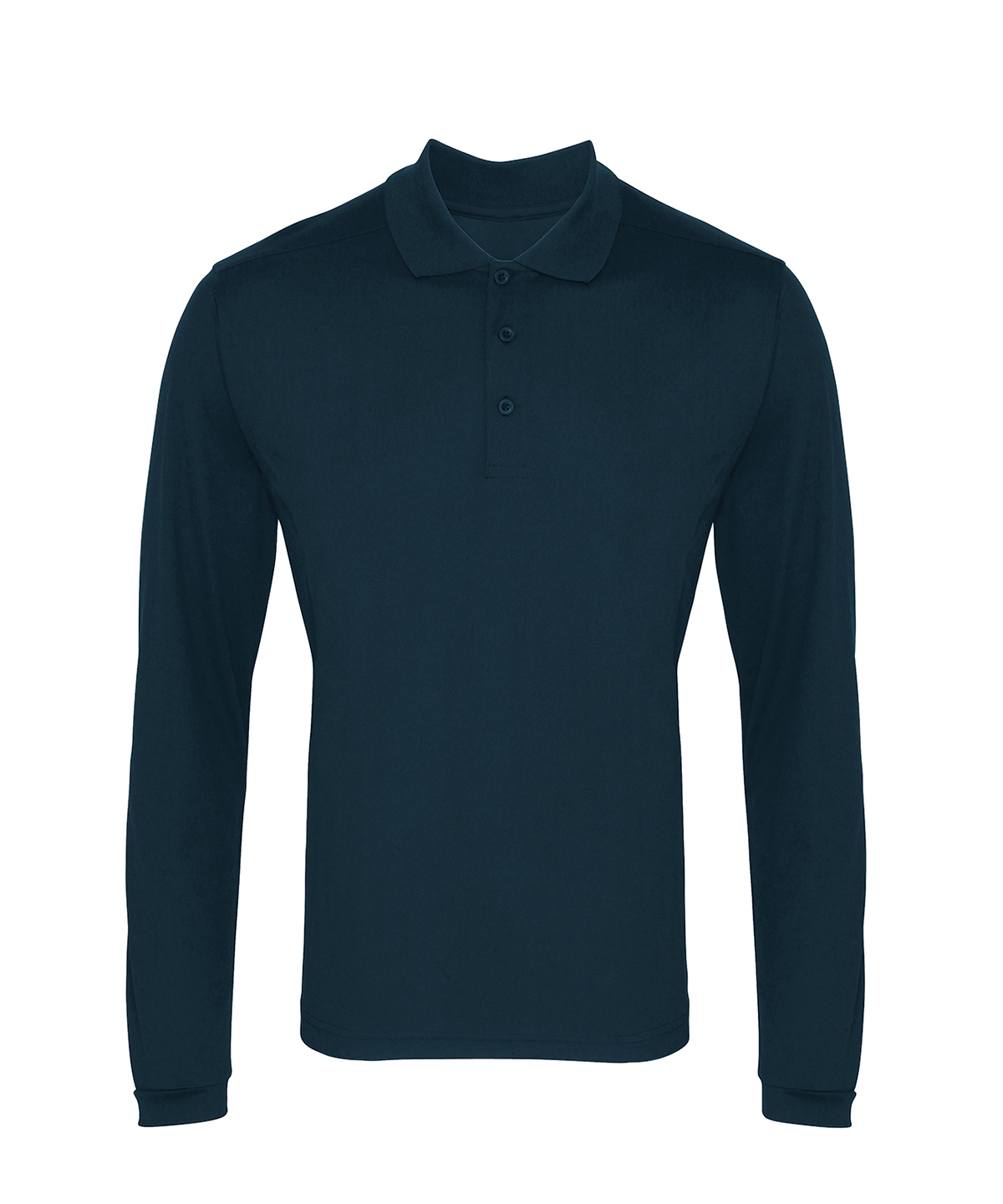 Premier Pro Long Sleeve Coolchecker Pique Polo