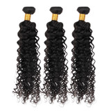 PROTEA Hair Weave, Water Wave Human Hair Weft, With 3PCS, Total 300G/10.58oz, 12A Brazilian Hair For Thick Hair