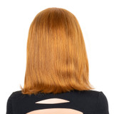 Protea #30 Light Auburn Bob Wig, Straight Human Hair Big 13*4 Frontal Lace BOB Wig, 200% Density Mature For Daily Use