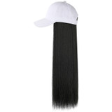 Protea One-Piece Cap Long Hair Wig, White Hat And Synthetic Light Brown, Dark Brown, Natural Black Straight Hair, 10 Wigs/Pack