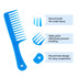 PROTEA Wide Tooth Comb, Detangler Detangling Paddle Brush, Care Handgrip Comb-Best Styling Comb, ONLY TO US, 4pcs