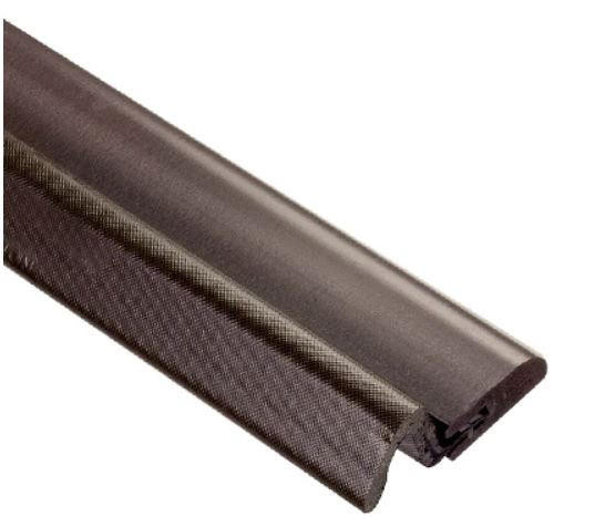 Narrow Q-Lon Door Weatherstripping Kit with Vinyl Carrier - Brown