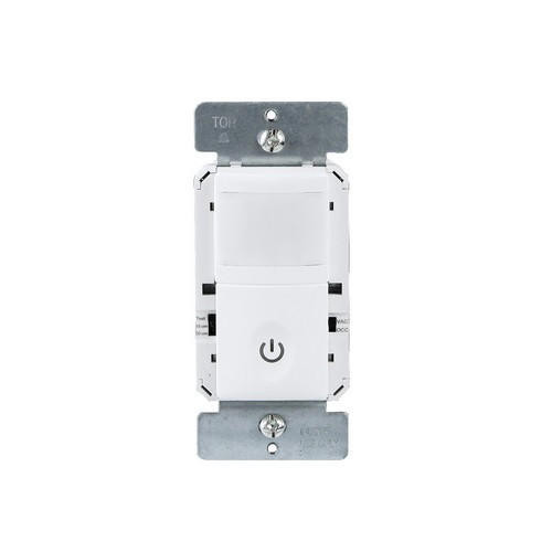 Enerlites Vacancy/Occupancy Wall Sensor PIR Switch 150 Deg White HMOSW
