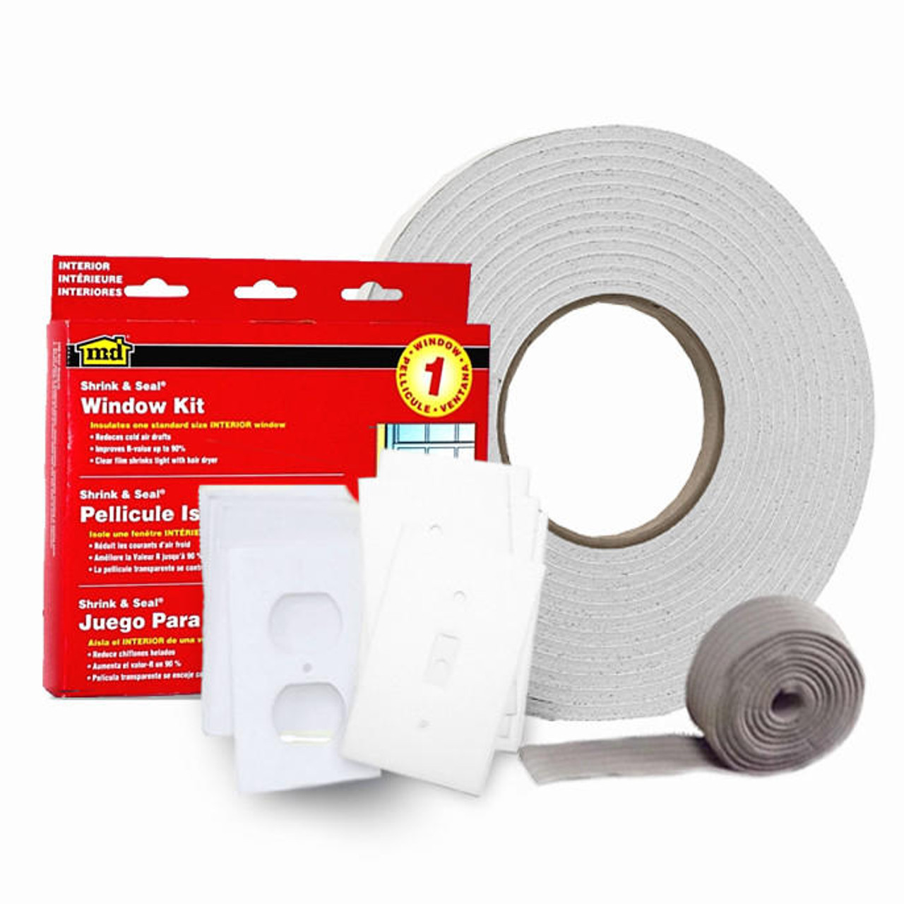 Am Conservation Group, Inc. AM-E1503DP Simply Conserve 5-Window Indoor Window Insulating Kit