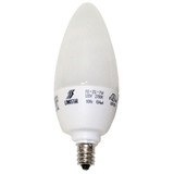  Longstar 7W Warm White Torpedo Candelabra Base CFL FE-ZS-7W/27K 