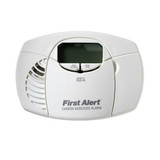 BRK Electronics First Alert BRK CO410 Carbon Monoxide Alarm Digital Display with Alkaline Battery 