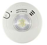 BRK Electronics First Alert BRK Combo Smoke and Carbon Monoxide Alarm Hardwire Hearing Impaired ADA Approved 7030BSL 