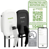  Emporia Electric Vehicle Charger 48 Amp Black With ProControl EMEVSEB-UL-PC 