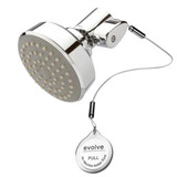 Evolve Single Function 1.25 GPM Showerhead, ShowerStart TSV ADA Compliant EV3011-CP125-SB