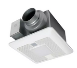 Panasonic WhisperSense® DC 50/80/110 CFM 4" or 6" Duct Exhaust Fan with Light FV-0511VQCL1