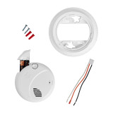BRK First Alert Interconnect Hardwire Smoke Alarm with Battery Backup and Voice SM100V-AC - Case of 12