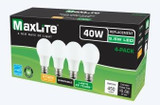 Maxlite 5.5W 2700K 450lm Enclosed Rated A19 Series E5.5A19D27/4P/WS 4 pack - Case of 24