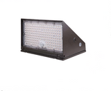 Topstar LED Full Cutoff Wall Pack Multi Watt 20W/40W/60W & Color Selectable 30K/40K/50K with Dusk to Dawn Photocell WPCF-8DW-60PS-M1-BR-P