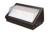 Topstar LED Semi-Cutoff Wall Pack Multi Watt 15W/25W/40W & CCT Selectable 30K/40K/50K with Dusk to Dawn Photocell WPSC-8DW-40PS-M1-BR-P