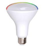Simply Conserve BR30 Smart Bulb – Wi-Fi + Bluetooth (No Hub), RGB + Tunable White 2200–6500K, 8W, E26, 120V, L8W-BR30-CCT-RGB-WiFi G2 - Case of 24 Minimum