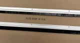 Visco Set of 2 Astragal Brush Sweeps Aluminum 1” width x 8’ Long  BS-596-8-1- Case of 25 Minimum