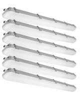 JEE Lighting TP4F-L50PDN LED Vapor Tight Fixture, 25W/30W/35W/40W/50W Selectable, 120-277V– Case of 6 Minimum