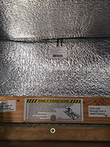 SES Insulated Attic Pull Down Ladder Jacket Cover 22” x 54” PDLJ2254- Case of 4 Minimum
