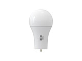 MaxLite Enhanced Series A19 LED bulb, 8W, 5CCT selectable, GU24 base, EE8A19GU24D9CS-JA8