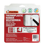 Frost King EV20W white thermoplastic rubber weatherseal, 3/8 in. x 5/16 in. x 20 ft.