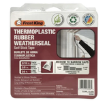 Frost King EV20C clear thermoplastic rubber weatherseal, 3/8 in. x 5/16 in. x 20 ft.