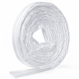 Frost King EV20C clear thermoplastic rubber weatherseal, 3/8 in. x 5/16 in. x 20 ft.