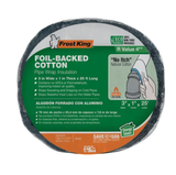 Frost King CF42X foil backed natural cotton pipe wrap, 3 in. x 1 in. x 25 ft.