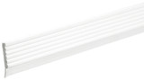 Frost King GR7/10 white dual vinyl garage door side and top weatherseal, 3 in. x 7 ft.