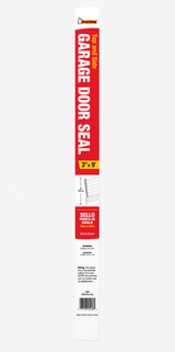 Frost King GR9 white dual vinyl garage door side and top weatherseal, 3 in. x 9 ft.