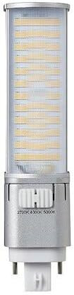 Light Efficient Design LED-7324-FC2-G4 9W PL LED lamp with FlexColor 2700K/4000K/5000K and G24q/GX24q base