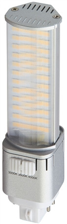 Light Efficient Design LED-7324-FC2-G4 9W PL LED lamp with FlexColor 2700K/4000K/5000K and G24q/GX24q base