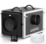 Waykar 158 Pint Commercial Dehumidifier  with Pump and Dual Duct HVAC for Crawl Space AFD2.5DPM - Case of 2 Minimum