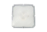 Simply Conserve 10-inch field-adjustable LED parking garage canopy light with square lens and low-profile housing