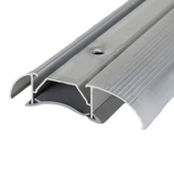 Frost King ST26A silver aluminum low-profile door threshold with vinyl weatherseal insert, 3 inches by 36 inches