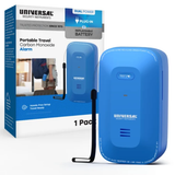 Universal Security Instruments USI/CO/TRAVEL portable travel carbon monoxide alarm for plug-in or battery operation