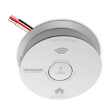 USI USI/SM/HW10YR/P/3 3-pack hardwired smoke and fire alarms with 10-year battery backup, photoelectric sensing, and Voice Alert