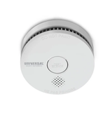 USI USI/SM/REP battery-operated smoke and fire alarm with replaceable 9V battery and compact photoelectric design