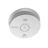 USI USI/SMCO/10YR/V 10-year battery smoke, fire, and carbon monoxide alarm with Voice Alert and photoelectric sensing